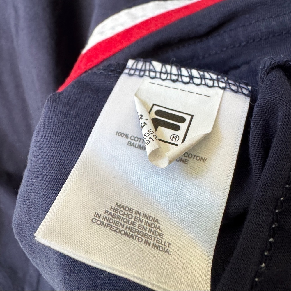 Fila Blue and Red Short Sleeve Tees - Picture 5 of 6